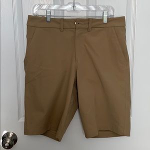 Tan lululemon shorts